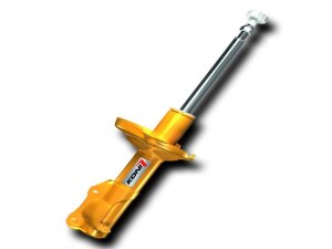 Subaru Legacy Shocks - Rear - KONI - Sport (Yellow) 8010 Series, Externally Adjustable - Yellow - `10-`14